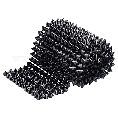100X Round Flat Spike Studs 4 Claw Shoes Backpack Punk Rock Garment Dia.  10mm