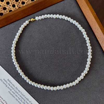 Collana Di Perle Rotonde Lisce In Corallo Bianco Del Mare D'Italia 2