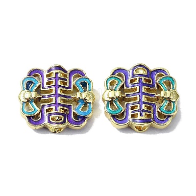 Handmade Cloisonne Perlen&nbsp;KK-M282-01G-04-1