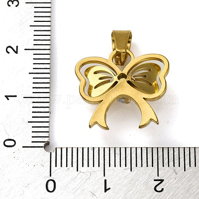 Pendentif diamant en acier inoxydable 304&nbsp;STAS-U018-01G-1-1