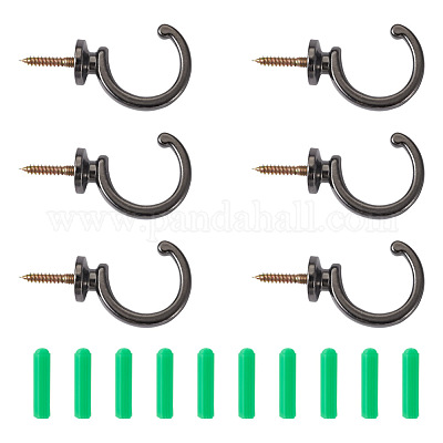 Wholesale Spritewelry 16Pcs 2 Style Zinc Alloy Hook Hanger 