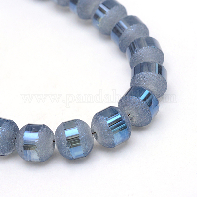 Chapelets de perles en verre électroplaqué&nbsp;X-EGLA-S131-10mm-A04-1
