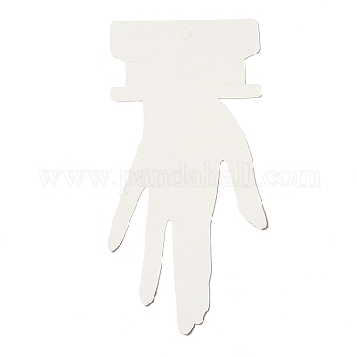 Wholesale Hand Shaped Cardboard Paper Bracelet Display Cards 