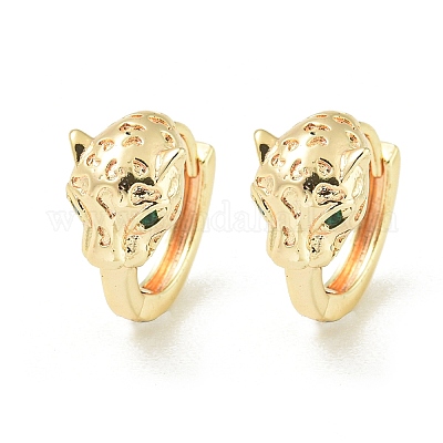 Orecchini a cerchio in ottone&nbsp;EJEW-C112-05G-1