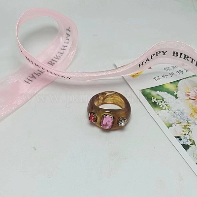 1 bague en acrylique&nbsp;WGC4C6E-32-1