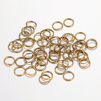 Eisen offenen Ringe springen&nbsp;X-IFIN-A018-5mm-AB-NF-1