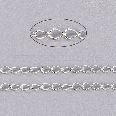 Chaînes en laiton torsadées&nbsp;CHC-Q001-5x4mm-S-1