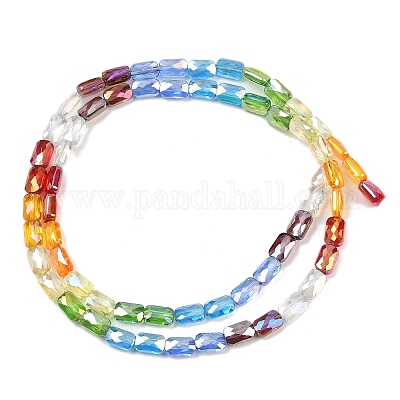 Chapelets de perles en verre électroplaqué&nbsp;EGLA-D300-05-10-1