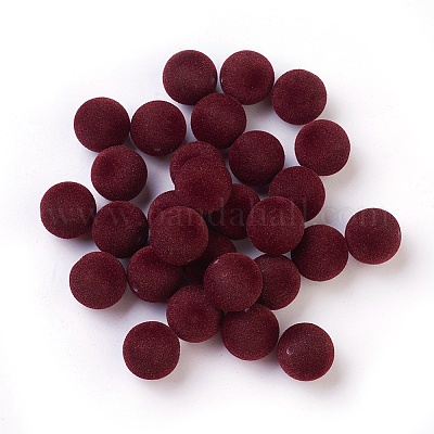 Perles acryliques flocky&nbsp;OACR-I001-16mm-L09-1