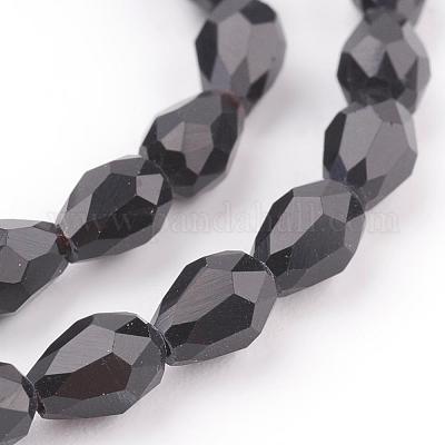 Glasperlen Stränge&nbsp;GLAA-R024-6x4mm-13-1