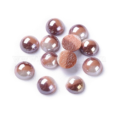 Undurchsichtige Glascabochons&nbsp;GGLA-S038-10G-5mm-1