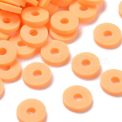 Eco-Friendly Handmade Polymer Clay Beads CLAY-R067-4.0mm-A51-1