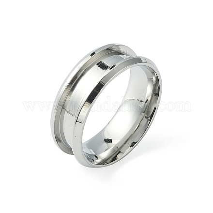 201 кольцо из нержавеющей стали с рифлением для пальцев STAS-TAC0001-10C-P-1
