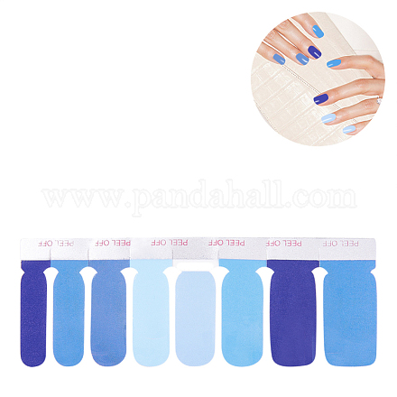 Сплошной цвет полное покрытие лучшие наклейки для ногтей MRMJ-T039-01U-1