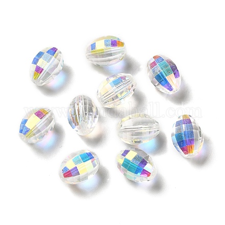 Perle di cristallo austriache imitazione di vetro GLAA-H024-02C-1