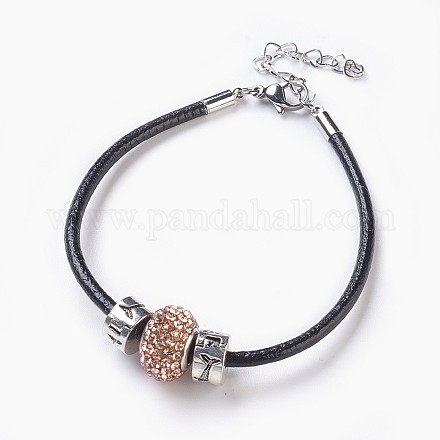 Leather Cord Bracelets BJEW-JB03886-05-1