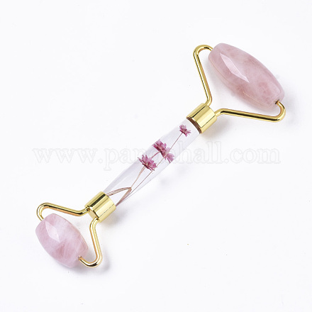 Outils de massage en quartz rose naturel G-R466-01G-1