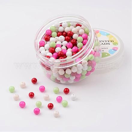 Kits de perles en verre HY-JP0002-6mm-05-1
