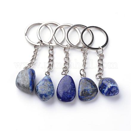 Porte-clés lapis lazuli naturel G-Q484-D06-1