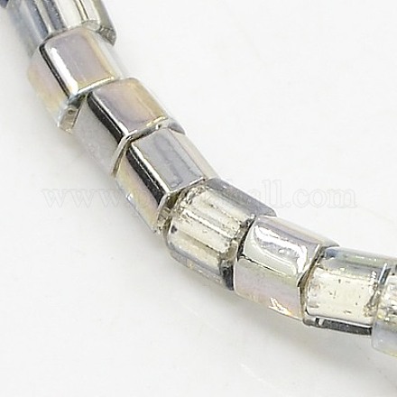Electroplate Glass Beads Strands EGLA-J035-A-H04-1