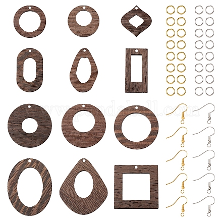 Pandahall DIY Geometry Earring Making Kit DIY-TA0005-31-1