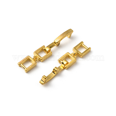 Латунь раз по сравнению с застежками KK-WH0046-51G-1