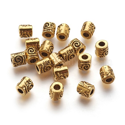Tibetan Style Alloy Beads GLFH10235Y-NF-1
