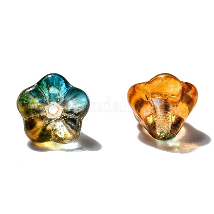 Transparent Czech Glass Beads GLAA-G070-05A-019-1
