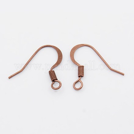 Brass French Earring Hooks KK-Q366-RC-NF-1