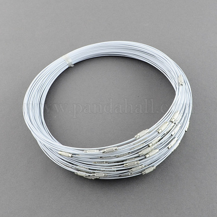 Cable de pulsera de hilos de acero de toma de joya de diy TWIR-R004-22-1