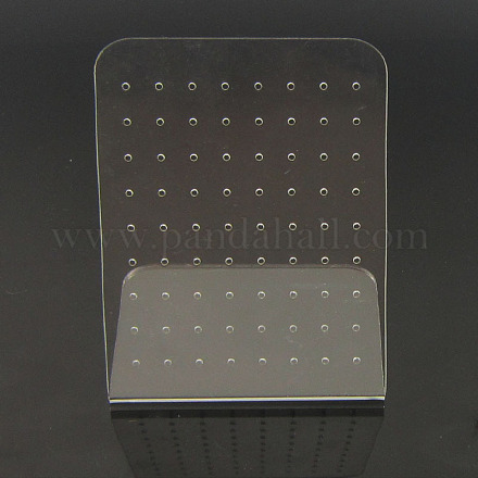 Soportes de exhibición de aretes de acrílico transparente CON-PW0001-156C-1