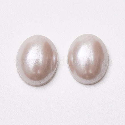 Imitation acrylique cabochons de perles MACR-E007-13x18mm-FP45-1