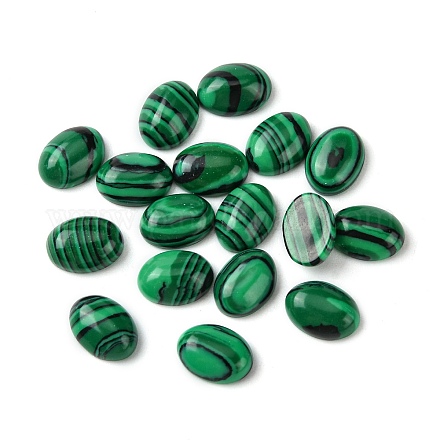 Synthetische Malachit-Cabochons G-A094-01B-41-1