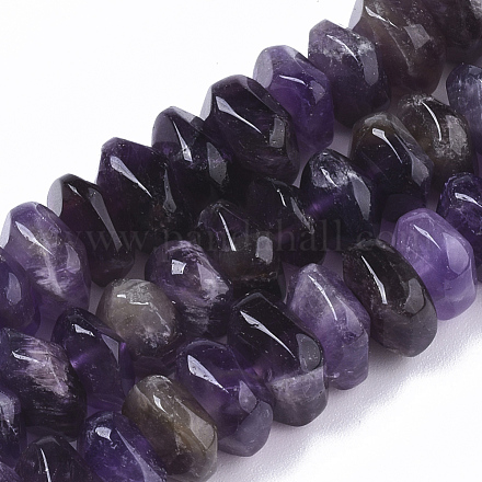 Natural Amethyst Beads Strands G-R462-13-1