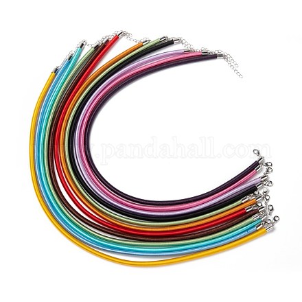Seidenband Halskette Herstellung NFS006-1