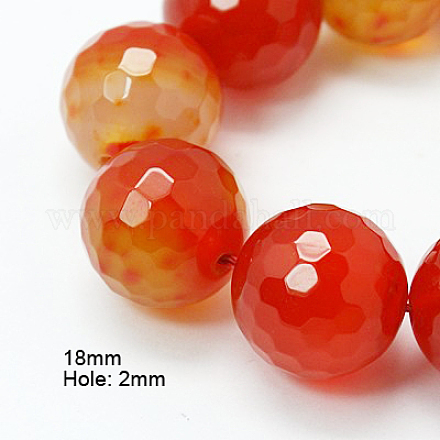 Natural Agate Beads Strands G-H1593-18mm-9-1