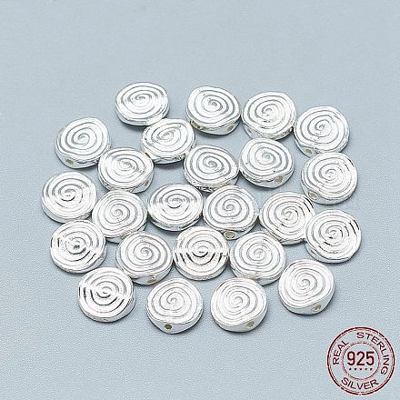 925 Sterling Silver Beads STER-T002-76S-1
