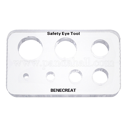 Outil d'insertion d'oeil de sécurité en acrylique pour la fabrication de jouets DIY-WH0034-85-1