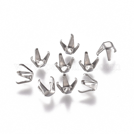304 Stainless Steel Rhinestone Claw Settings STAS-L234-160A-1