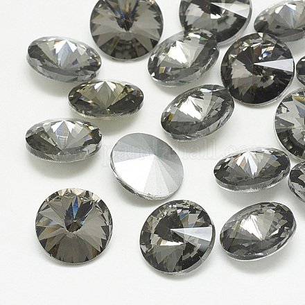 Cabujones de cristal con rhinestone RGLA-T086-16mm-03-1