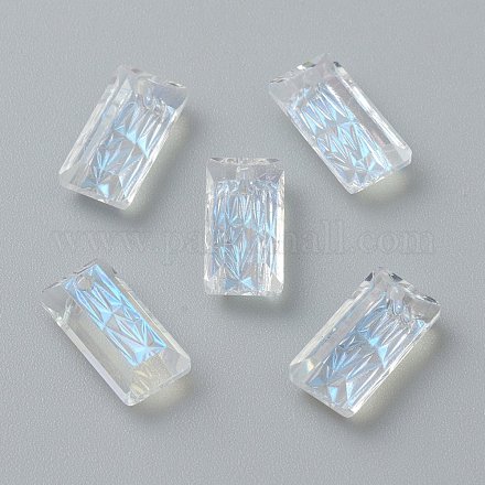 Colgantes de rhinestone de vidrio en relieve GLAA-J101-07A-001MO-1