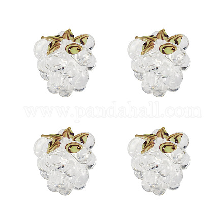 4pcs cuentas de lampwork hechas a mano&nbsp;LAMP-TA0002-24D-1