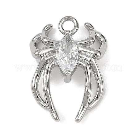 Подвески из латуни с прозрачным фианитом KK-L238-02P-1
