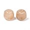 Opaque Acrylic Beads, Square, BurlyWood, 17x16x16mm, Hole: 2.7mm