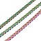 PVD Vacuum Plating 304 Stainless Steel Cuban Link Chains, Unwelded, with Spool, Rainbow Color, 6x4.5x1.5mm, about 32.81 Feet(10m)/Roll