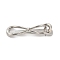 Alloy Alligator Hair Clips, Hair Accessories for Women Girls, Bowknot, 13.5x59x20.5mm