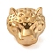 304 Stainless Steel Beads, Golden, Leopard, 13x11x8mm, Hole: 2mm