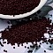 MIYUKI Delica Beads, Cylinder, Japanese Seed Beads, 11/0, (DB1584) Matte Opaque Currant, 1.3x1.6mm, Hole: 0.8mm, about 20000pcs/bag, 100g/bag