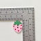 2-Hole Wooden Buttons, Strawberry, Pink, 23x18mm