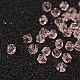 Perles bicone à facettes en verre d'imitation cristal cristallisé X-G22QS122-1